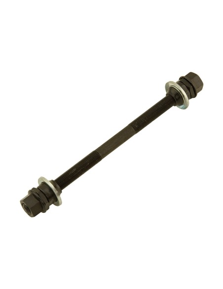 Rear Hub Axle 3/8x175mm Black.